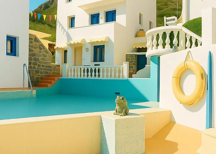 - Sleeps 10 - Parking - Garden - Pool Apartment Hersonissos (Crete)